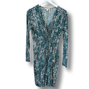 EUC Michael Kors jersey faux-wrap dress